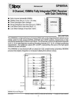 SP8050A Datasheet PDF Signal Processing Technologies