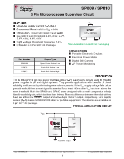 SP810EK-2-3/TR Datasheet PDF Signal Processing Technologies