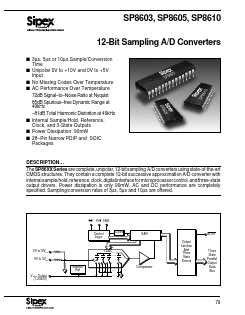 SP8610 Datasheet PDF Signal Processing Technologies