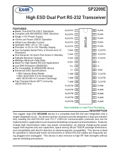 SP2209EEY Datasheet PDF Signal Processing Technologies