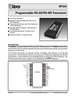 SP334CT Datasheet PDF Signal Processing Technologies