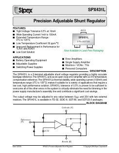 SPX431LS Datasheet PDF Signal Processing Technologies