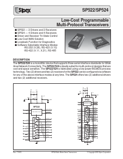 SP522 Datasheet PDF Signal Processing Technologies