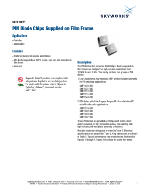 SMP1320-099 Datasheet PDF Skyworks Solutions