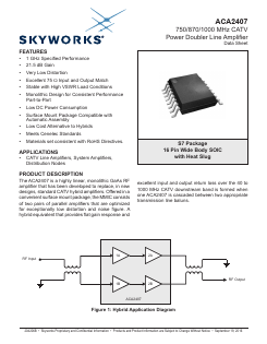 ACA2407RS7P0 Datasheet PDF Skyworks Solutions