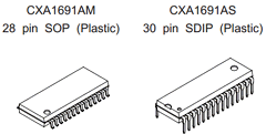 CXA1691AM Datasheet PDF Sony Semiconductor