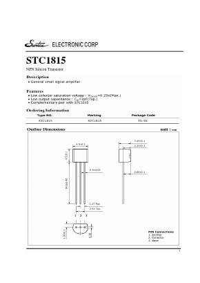 STC1815 Datasheet PDF Suntac Electronic