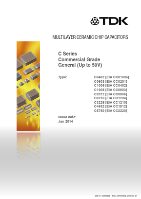 C3216X5R1E106M160AB Datasheet PDF TDK Corporation