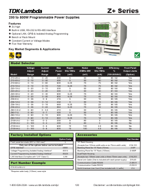 Z36-6-U Datasheet PDF TDK Corporation