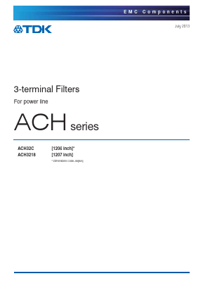 ACH32C-101-T001 Datasheet PDF TDK Corporation