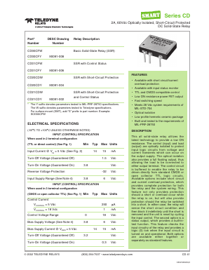 CD21CDW Datasheet PDF Teledyne Technologies Incorporated