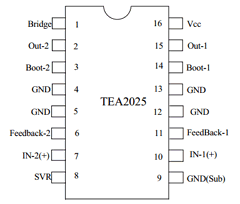 TEA2025B Datasheet PDF Tiger Electronic