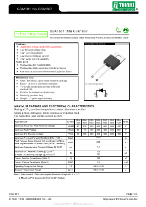 GSA1604 Datasheet PDF Thinki Semiconductor Co., Ltd.