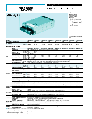 PBA300F-3R3 Datasheet PDF Total Power International