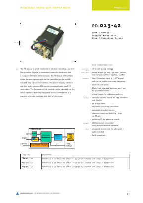 PD-013-42 Datasheet PDF TRINAMIC Motion Control GmbH 