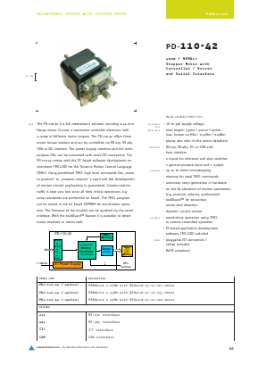 PD1-110-42 Datasheet PDF TRINAMIC Motion Control GmbH 