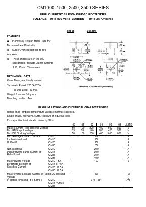 CM1002 Datasheet PDF Transys Electronics Limited