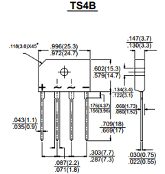 TS6B01G Datasheet PDF TSC Corporation