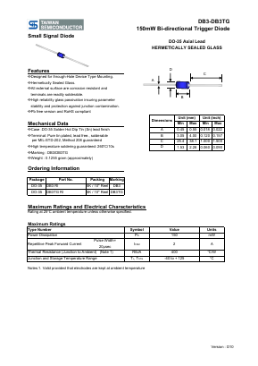 DB3RI Datasheet PDF TSC Corporation