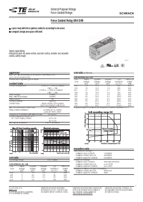 SR4M4036 Datasheet PDF TE Connectivity