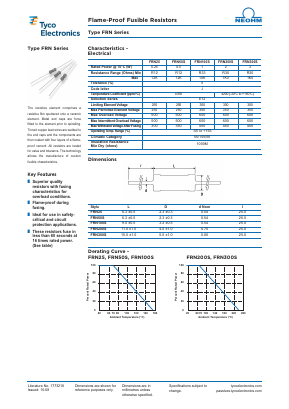 FRN50J27R/S Datasheet PDF TE Connectivity