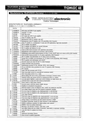TDA4439 Datasheet PDF Telefunken Licences GmbH