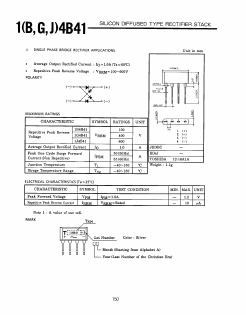 1B4B41 Datasheet PDF Toshiba