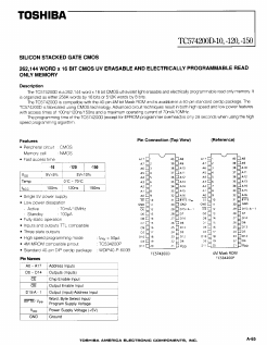 TC574200D-120 Datasheet PDF Toshiba