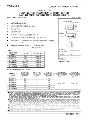 TLSEI100 Datasheet PDF Toshiba
