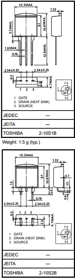 2SJ412 Datasheet PDF Toshiba