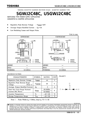 5GWJ2C48C Datasheet PDF Toshiba