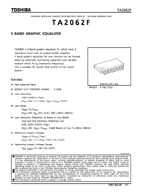 TA2062F Datasheet PDF Toshiba