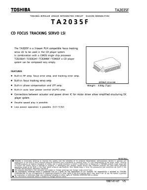 TA2035F Datasheet PDF Toshiba