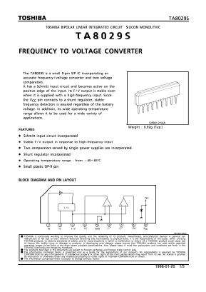 TA8029S Datasheet PDF Toshiba