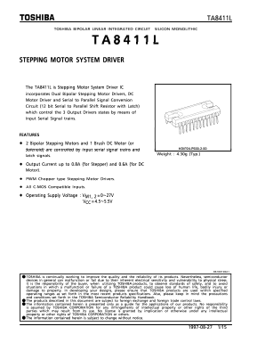 TA8411 Datasheet PDF Toshiba