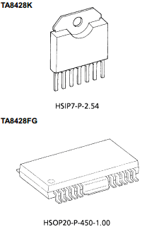 TA8428FG Datasheet PDF Toshiba