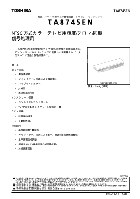TA8745EN Datasheet PDF Toshiba