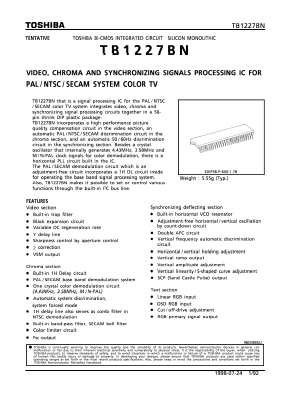 TB1227BN Datasheet PDF Toshiba