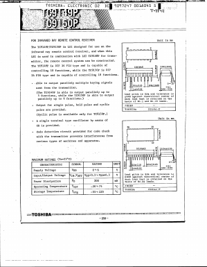 TC9150P Datasheet PDF Toshiba