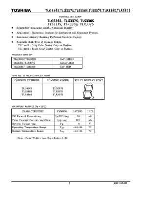 TLG337S Datasheet PDF Toshiba