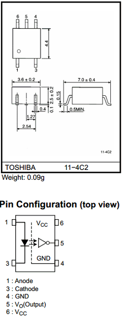 TLP115A Datasheet PDF Toshiba
