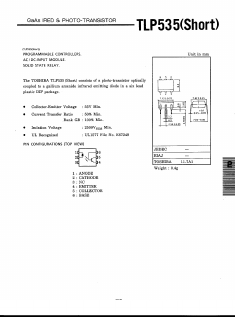 TLP535 Datasheet PDF Toshiba
