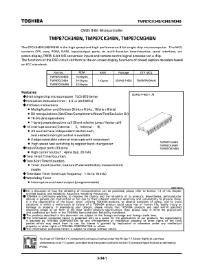 TMP87PM34AN Datasheet PDF Toshiba