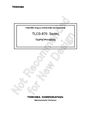 TMP87PH46 Datasheet PDF Toshiba