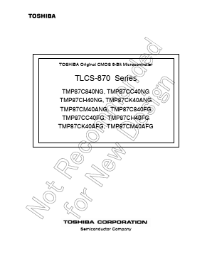TLCS-870 Datasheet PDF Toshiba