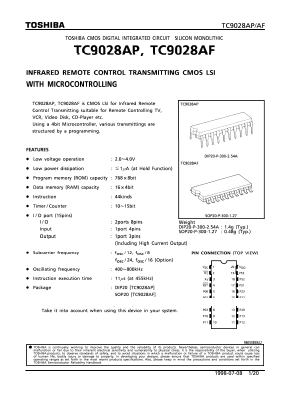 TC9028AP Datasheet PDF Toshiba
