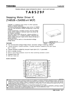 TA8529F Datasheet PDF Toshiba
