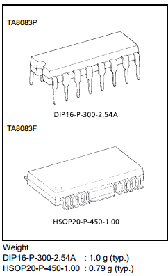 TA8083F Datasheet PDF Toshiba