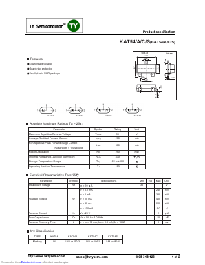 KAT54A Datasheet PDF TY Semiconductor