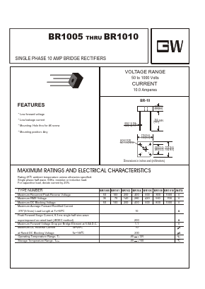BR101 Datasheet PDF UNIOHM CORPORATION